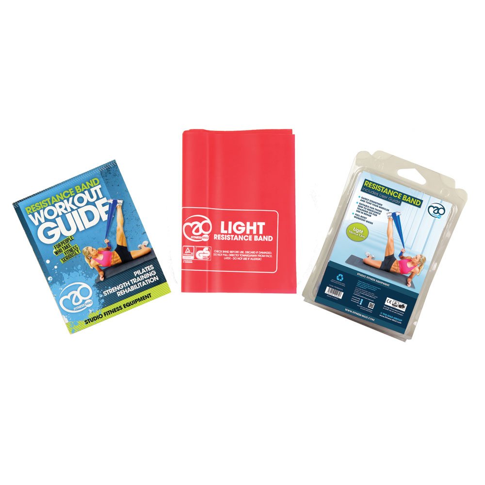 Bande d'exercice Fitness-Mad pour musculation professionnelle avec manuel de débutant