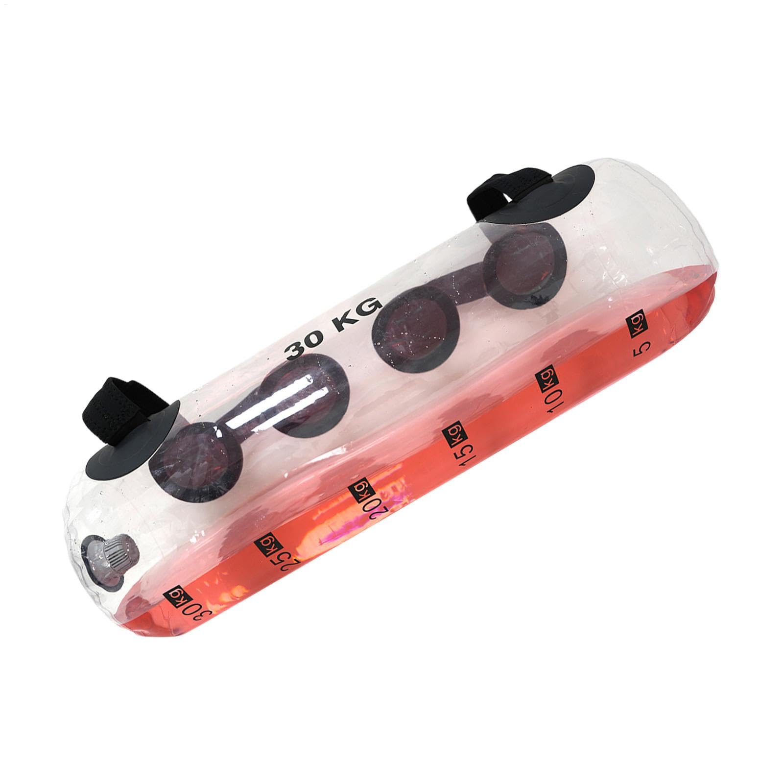 Bandes d'entraînement aquatiques Aqua Trainings Bags, Poids d'eau ajustable de 30 kg, Forme robuste pour le renforcement