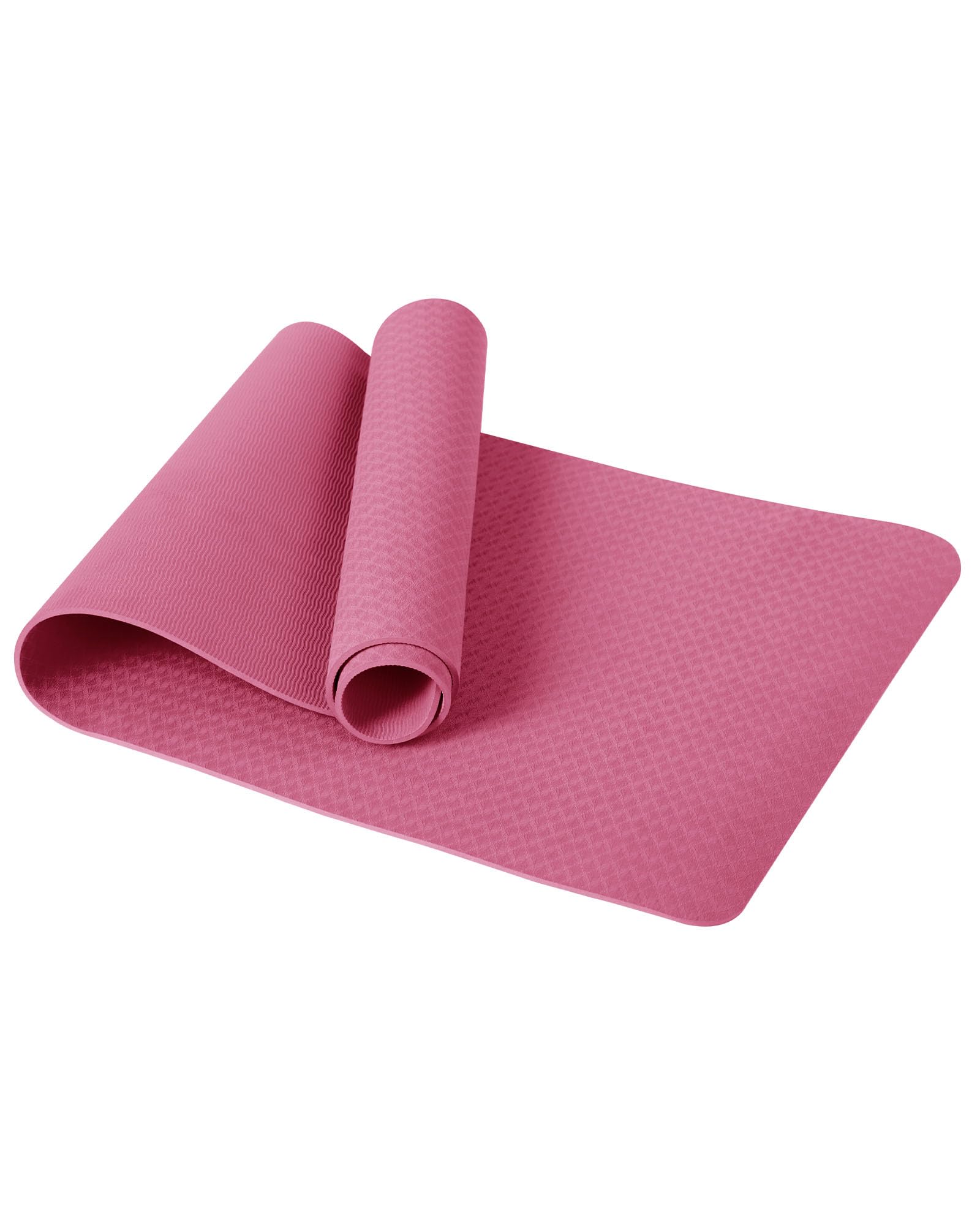 Tapis de yoga antidérapant Good Nite pour fitness et Pilates - facilement transportable en incluant une sangle de transp
